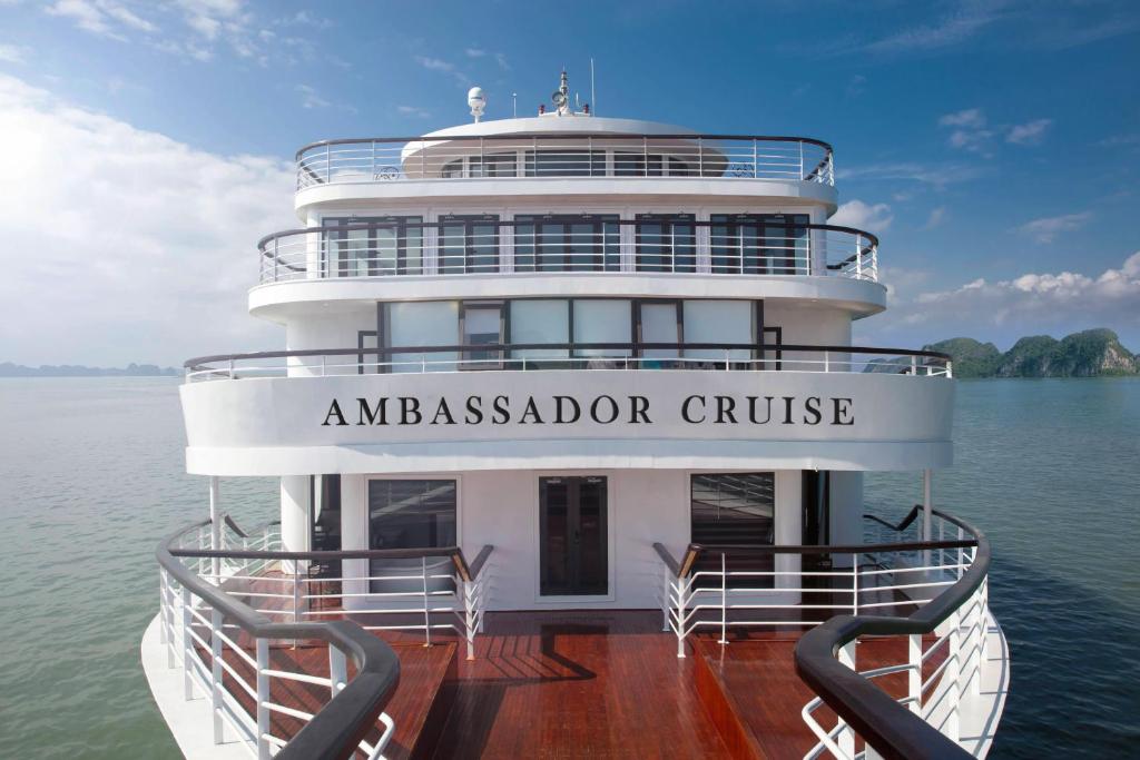 Ambassador Day Cruise: High-end buffet, sun deck, luxury feel 1 Halong bay day cruise -Ambassador cruise