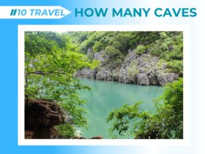 How many caves are there in Halong?